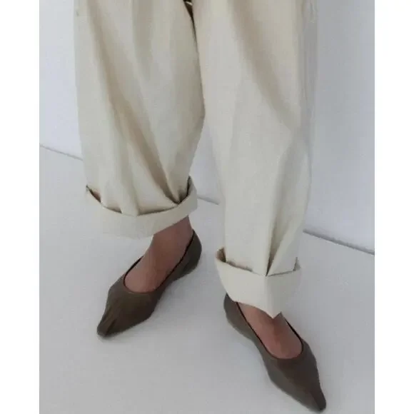 Modern Weaving Ballet Flats in Cocoa - Picture 1 of 11